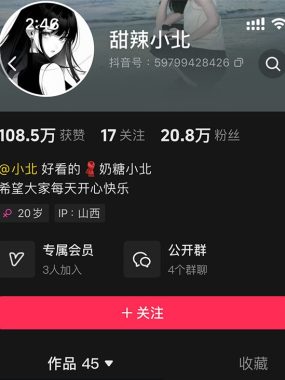 抖音  甜辣小北 微密圈合集