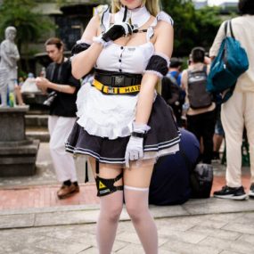 胜利女神妮姬COS：三橋くん演绎索达女仆的甜美温顺与性感